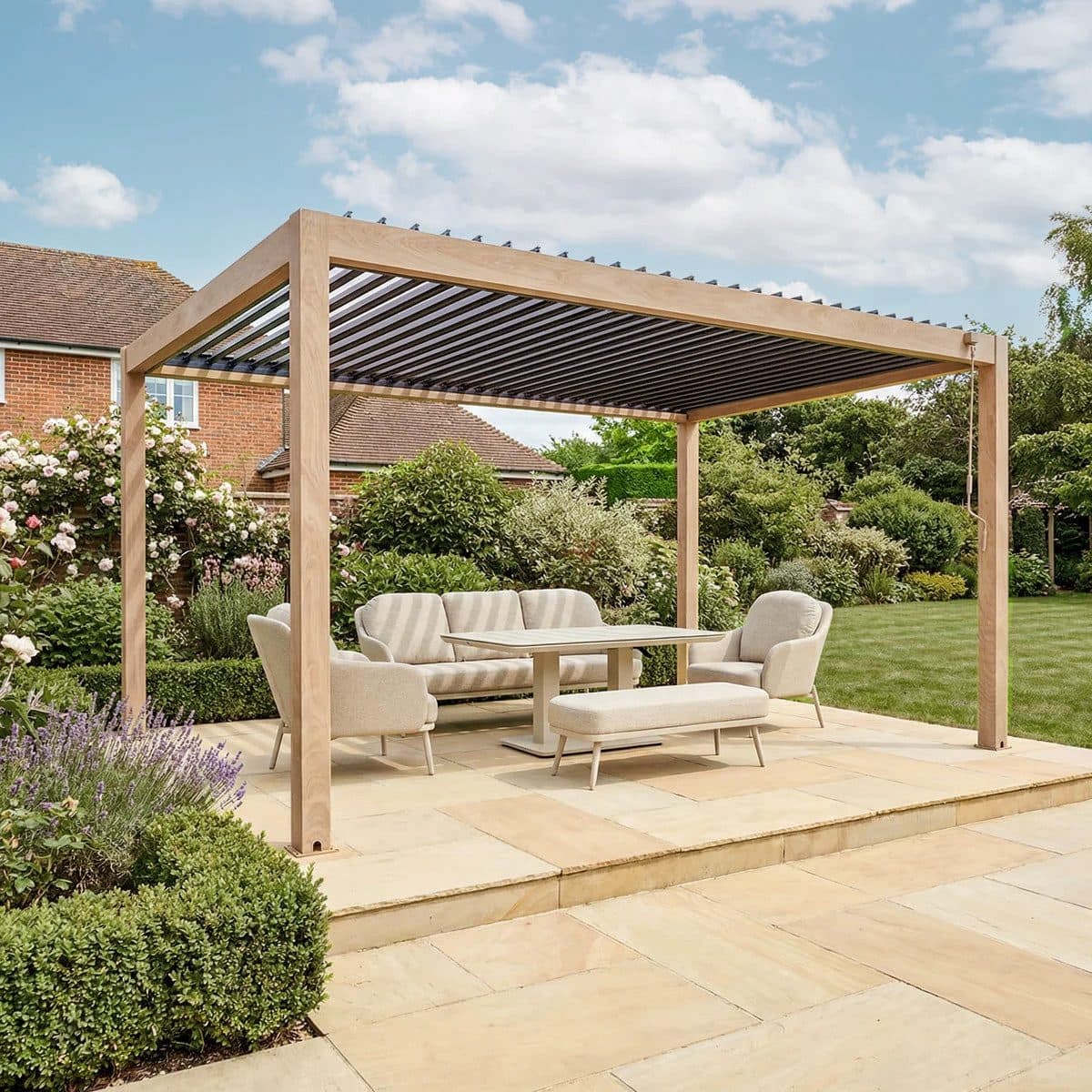 Timberline Louvre Pergola 3 x 4m