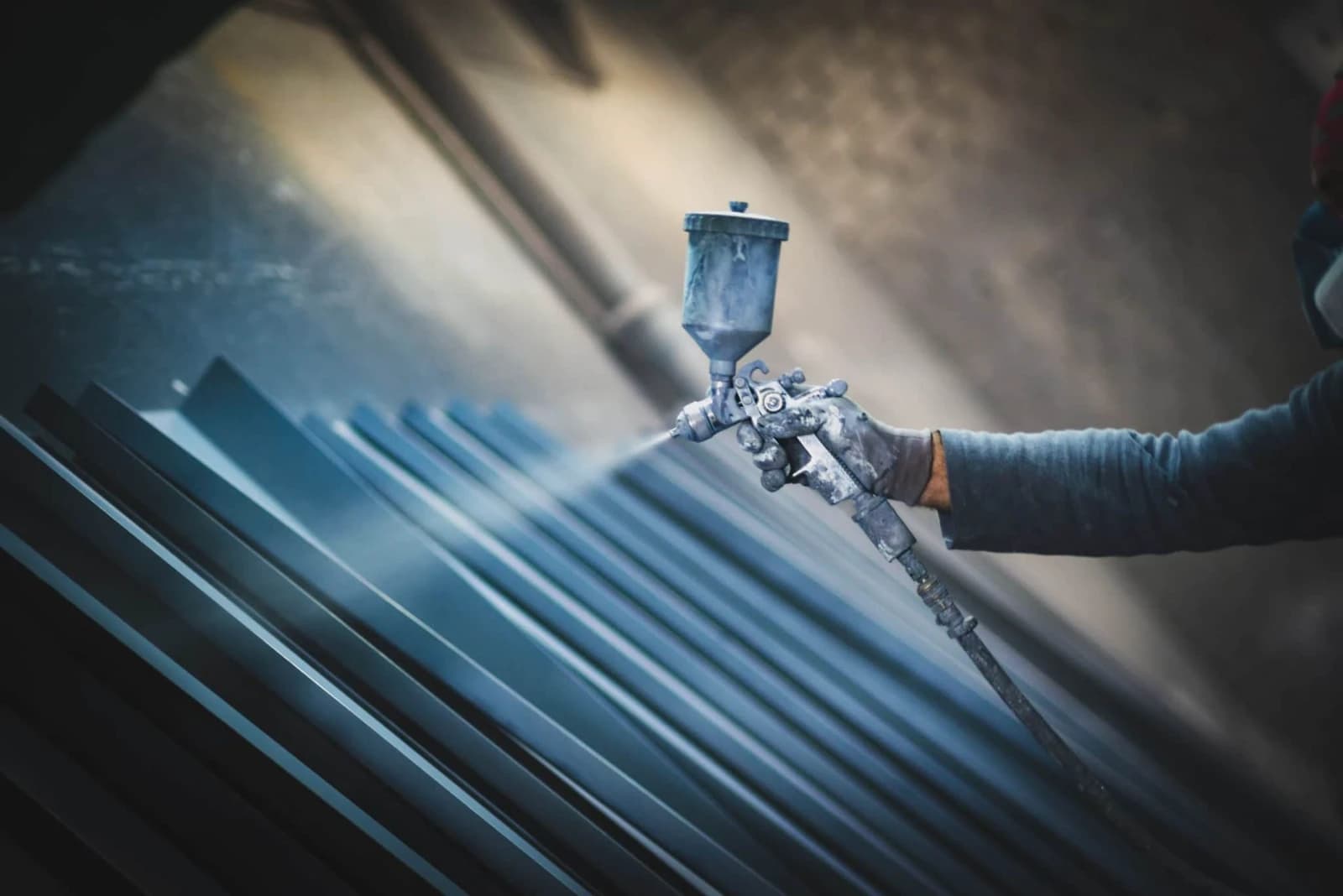 Architectural surface coating and integrated hardware supply support
