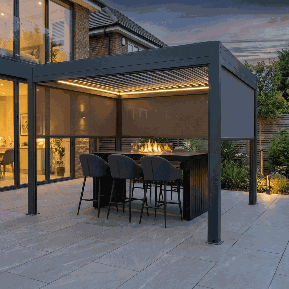 Axis Plus Louvre Pergola 3 x 3m detail image