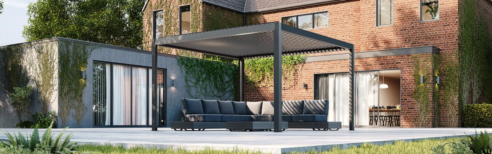 Aluminium outdoor structure assembly